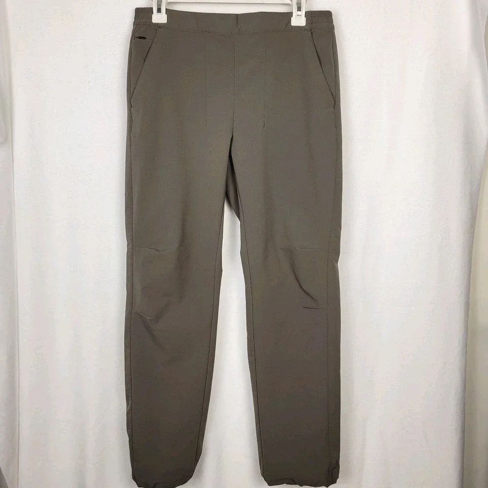 Orvis Women's Jogger Pants M Pull On Cord Hem Outdoor Hiking Tech Minimalist